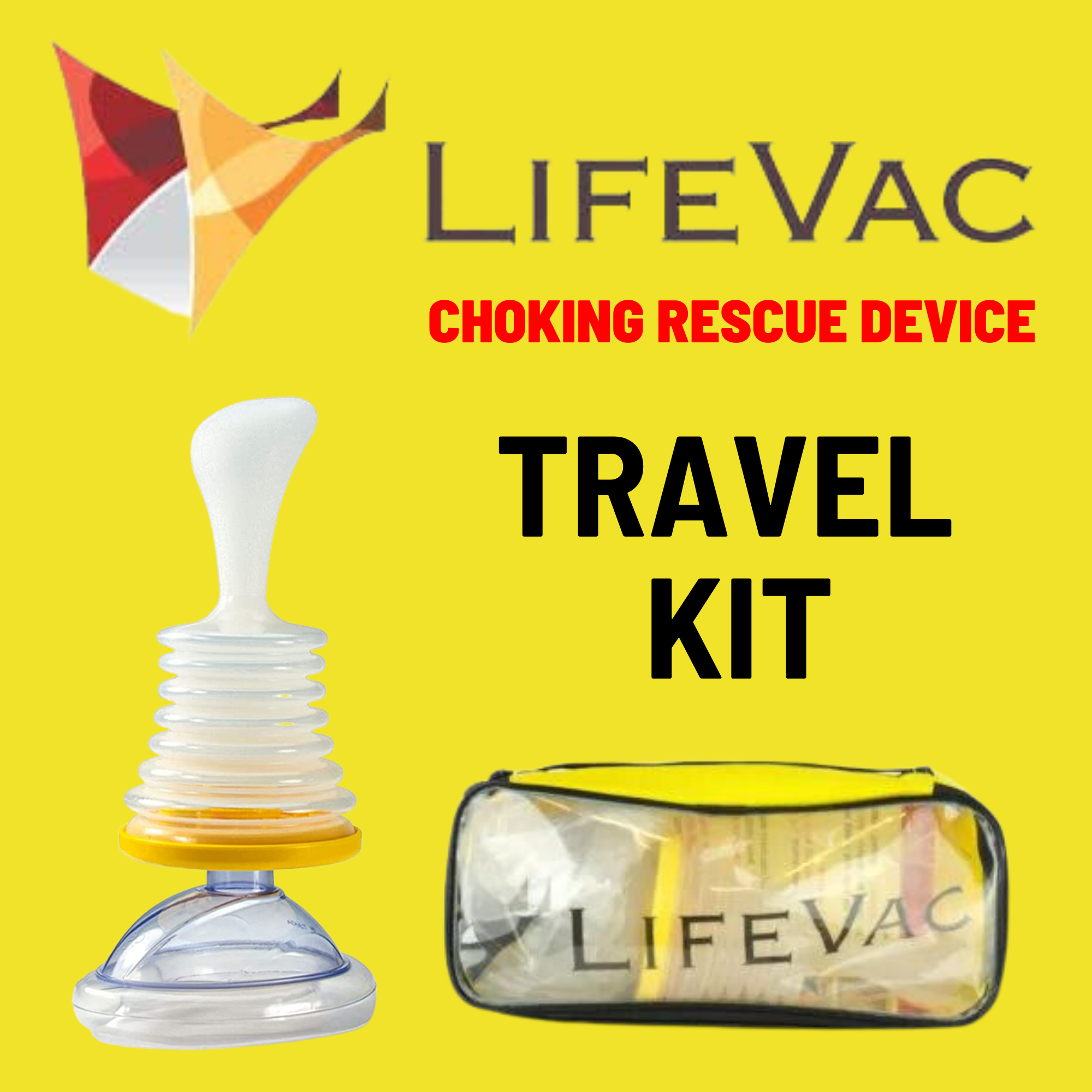 LifeVac Travel Kit - 2 Pack — CPR For Life LifeVac Travel Kit - 2 Pack — CPR For Life